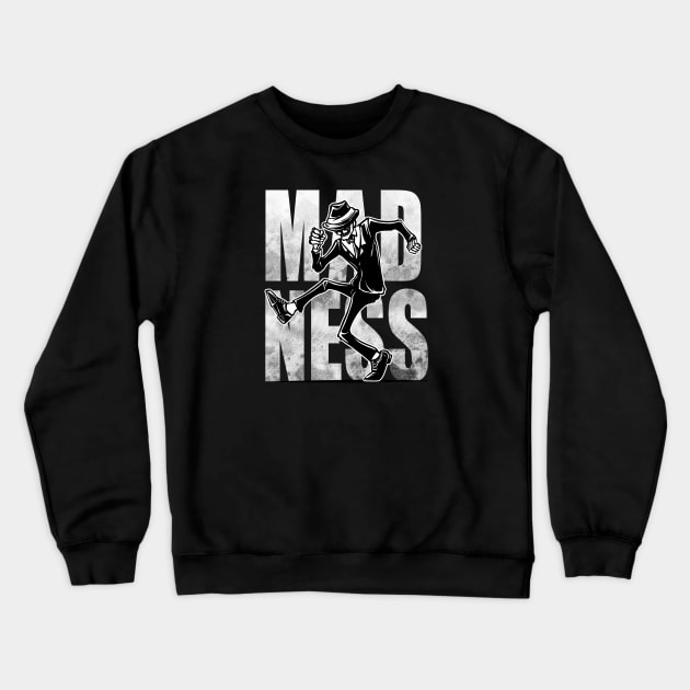 Madness Skull dance illustration design Crewneck Sweatshirt by ROCKHOPPER